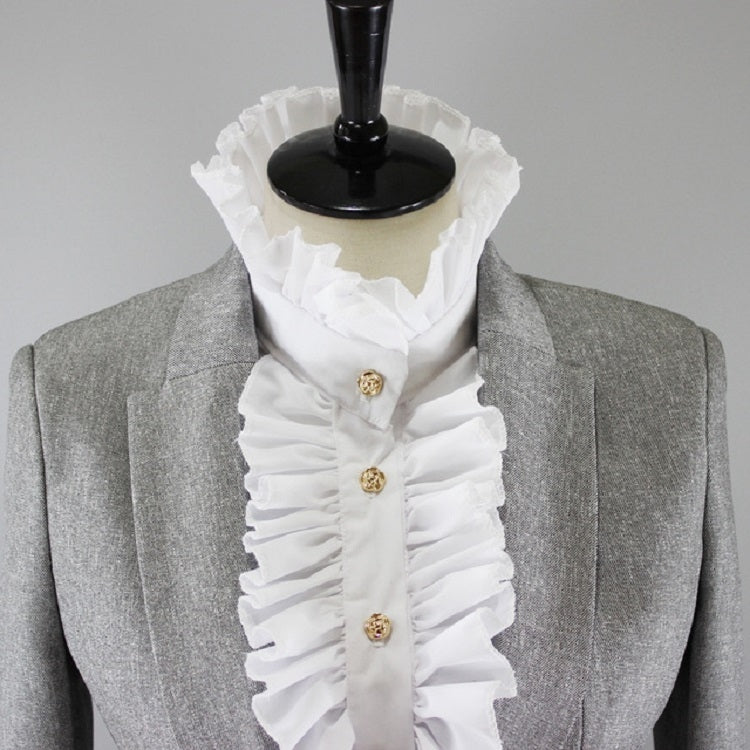 復古宮廷風拉夫領荷恭弘=叶 恭弘邊假領子