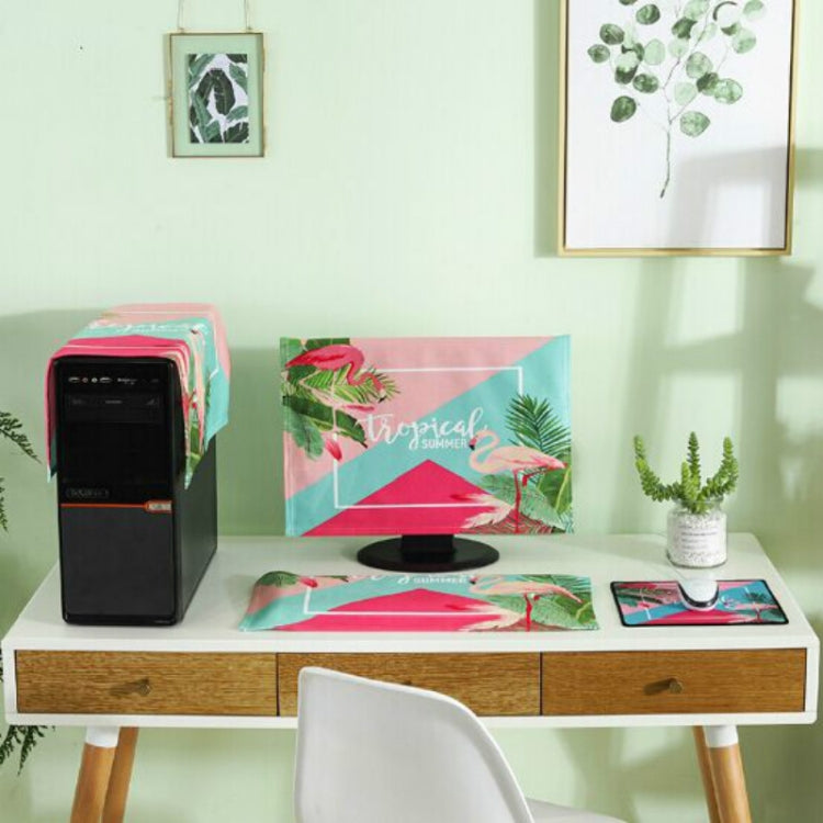 三件套簡約台式電腦防塵套