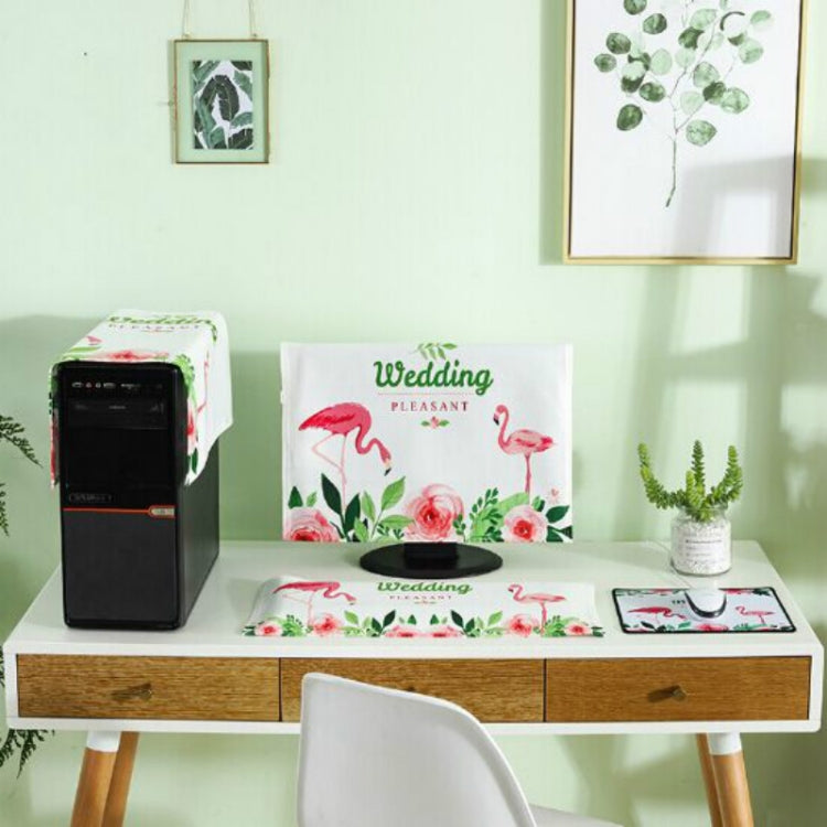 三件套簡約台式電腦防塵套