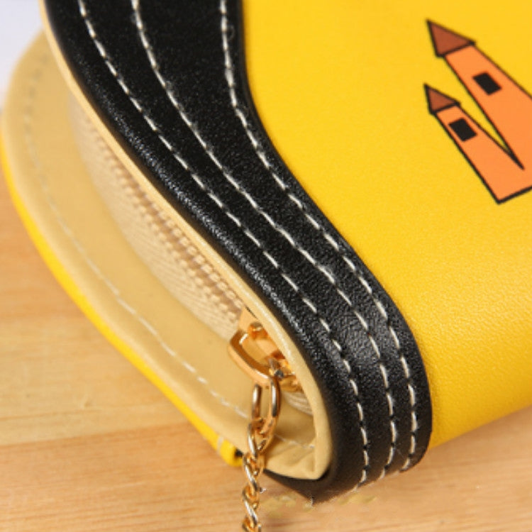 可愛拼接拉鏈小狗錢包長款手拿包女士錢包