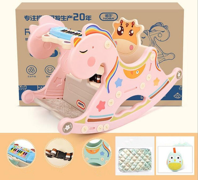 搖籃嬰兒搖椅音樂木馬嬰兒椅