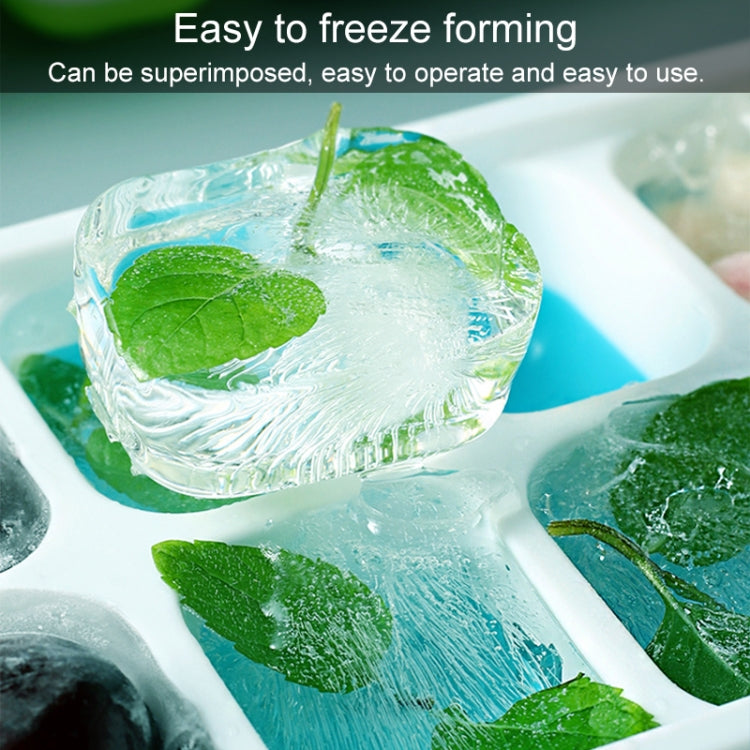 14格硅膠冰格 家用方形冰格硅膠模具帶蓋