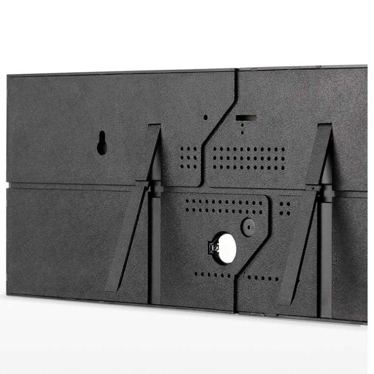 牆貼LED壁掛鐘裝飾鍾創意亞克力鏡面鐘錶美規