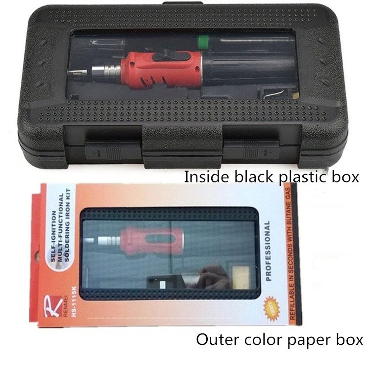 HS-1115K 10合一多功能瓦斯烙鐵工具組
