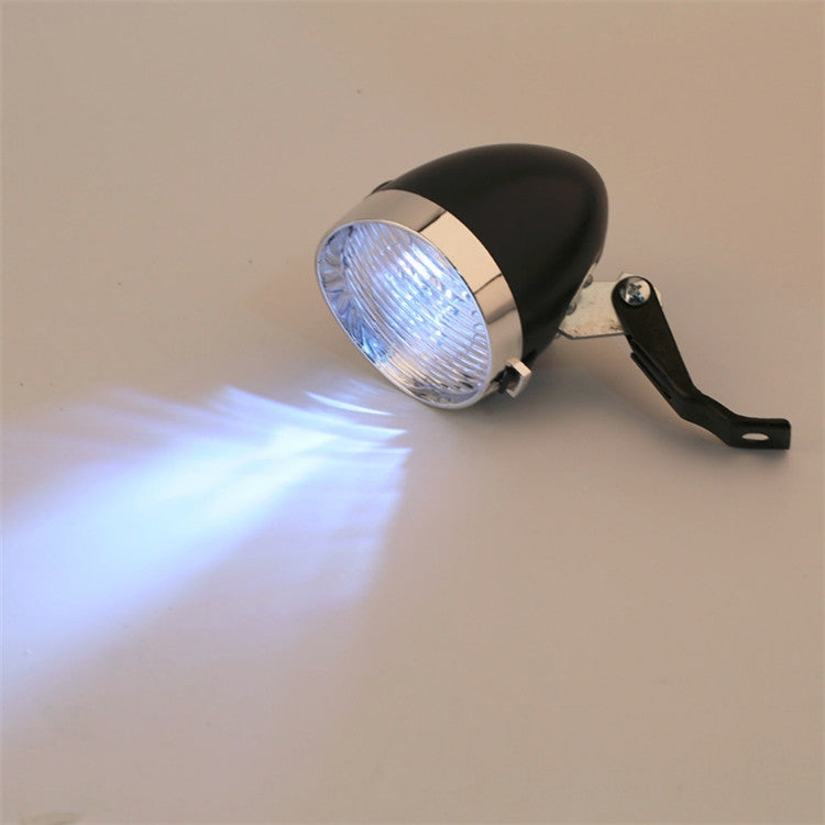 3 LED復古自行車前燈夜騎安全警示燈