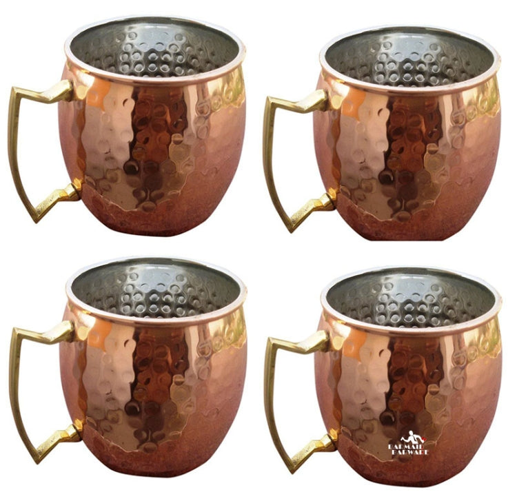 Copper Plating Stainless Steel Mug Cocktail Glass Beer Mug