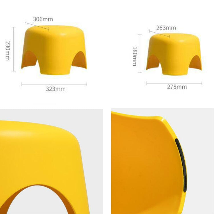 兒童凳家用客廳三角小凳子防滑矮膠凳