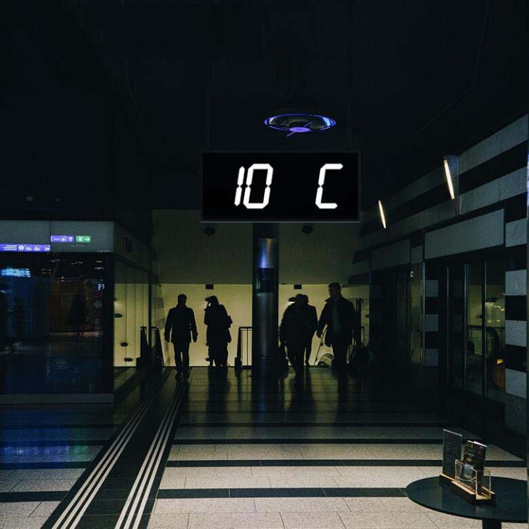 LED大屏数字電子鐘遙控雙面掛鐘