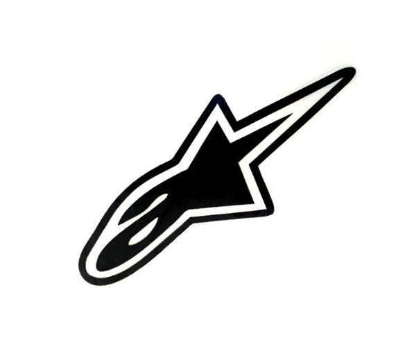 10個一賣 阿爾卑斯星汽車貼紙摩托車貼花, 尺寸：18x7.6cm