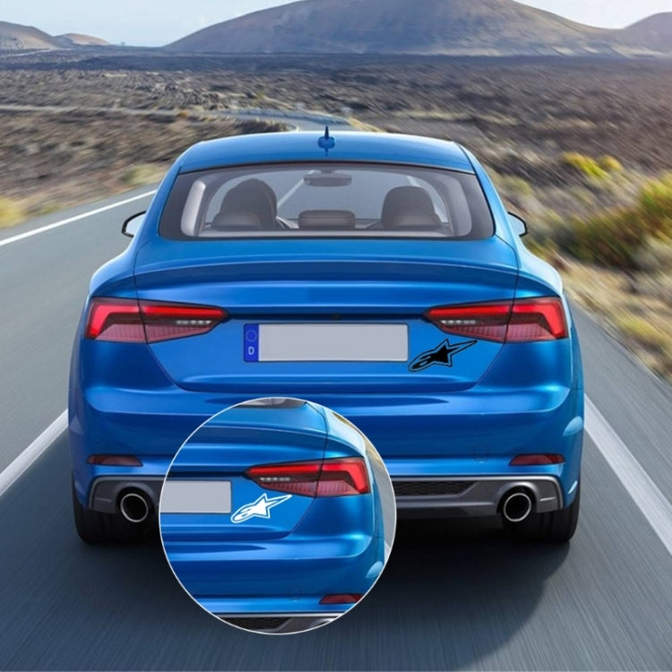 10個一賣 阿爾卑斯星汽車貼紙摩托車貼花, 尺寸：18x7.6cm