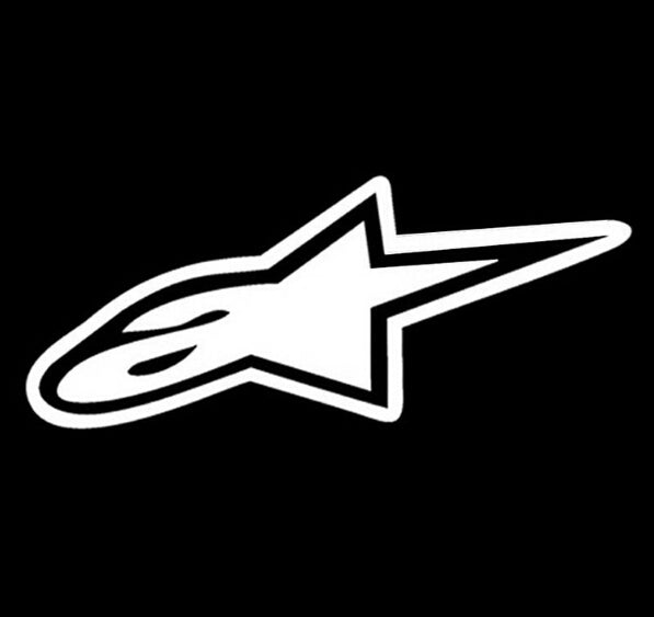 10個一賣 阿爾卑斯星汽車貼紙摩托車貼花, 尺寸：18x7.6cm