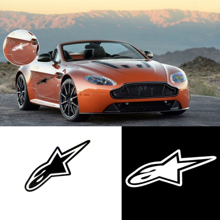 10個一賣 阿爾卑斯星汽車貼紙摩托車貼花, 尺寸：18x7.6cm
