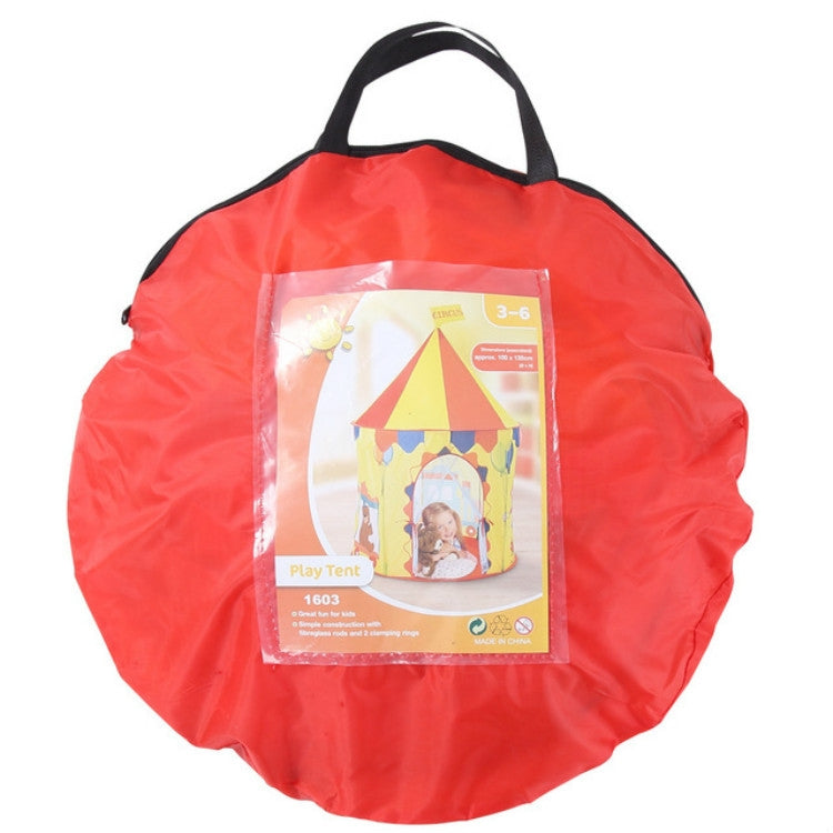 兒童玩具屋蒙古包摺疊遊戲帳篷, 100x100x135cm Circus