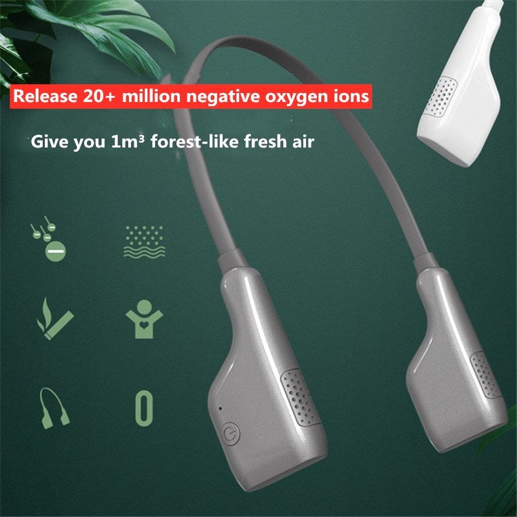 掛脖式負離子空氣凈化器便攜家用除甲醛隨身凈化器