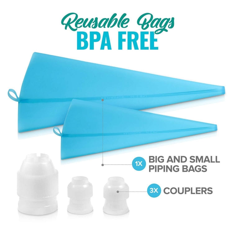 106合一 蛋糕轉檯套裝不銹鋼裱花嘴蛋糕裱花烘焙工具