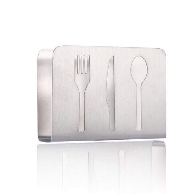 Restaurant Hotel Napkin Nolder Paper Towel Holder Stainless Steel Square Towel Holder