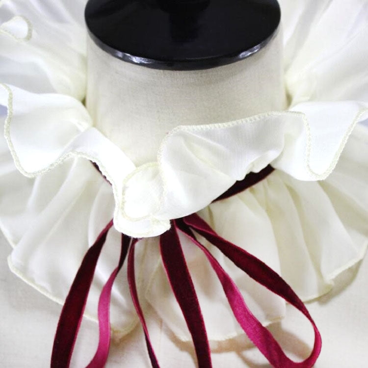 雪紡拉夫領服裝配飾假領子