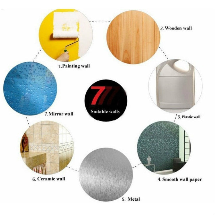 3D立體亞克力貓咪鏡面掛鐘 DIY時尚家居裝飾