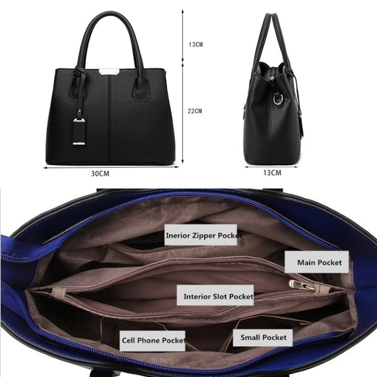 二合一 復古斜挎包單肩手提包女款鱷魚紋複合包錢包皮革