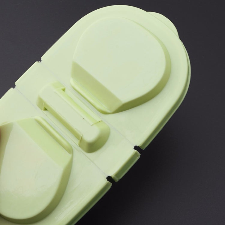 水果零食兩格翻蓋存保鮮盒塑料食物盒