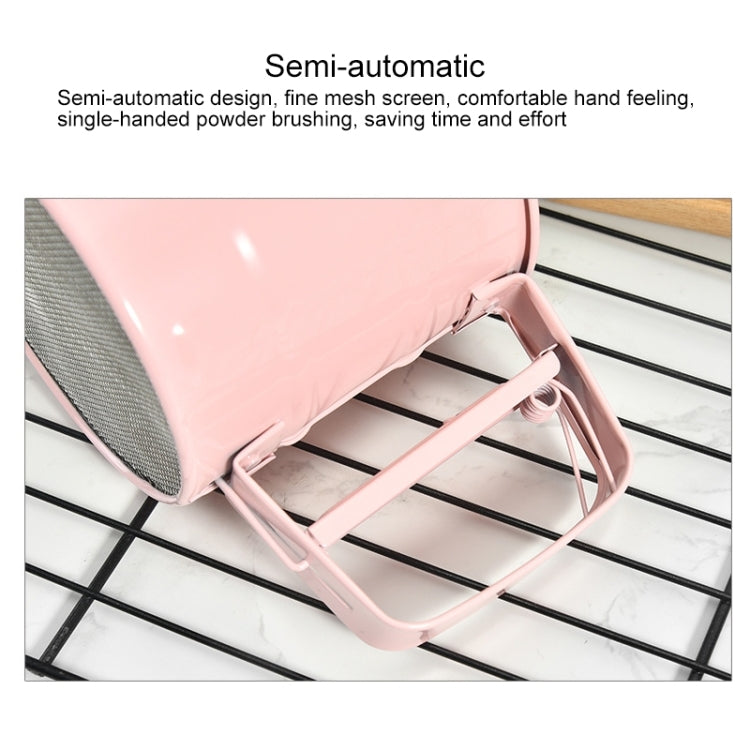 不銹鋼麵粉篩烘焙工具手壓式面篩