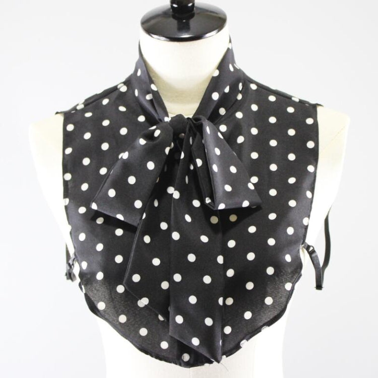 圓點蝴蝶結襯衫假領子職業裝裝飾領