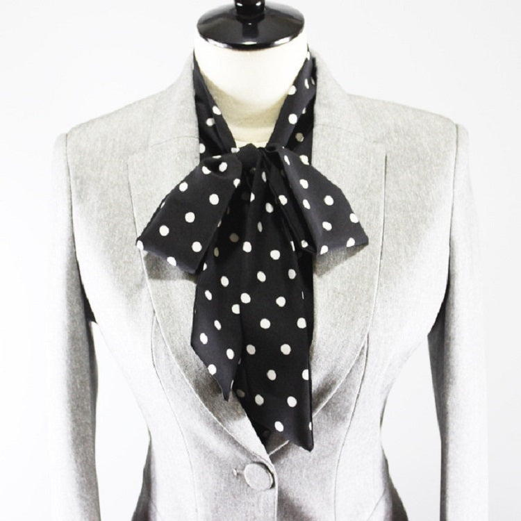 圓點蝴蝶結襯衫假領子職業裝裝飾領