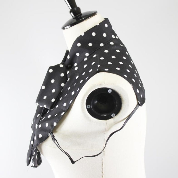 圓點蝴蝶結襯衫假領子職業裝裝飾領