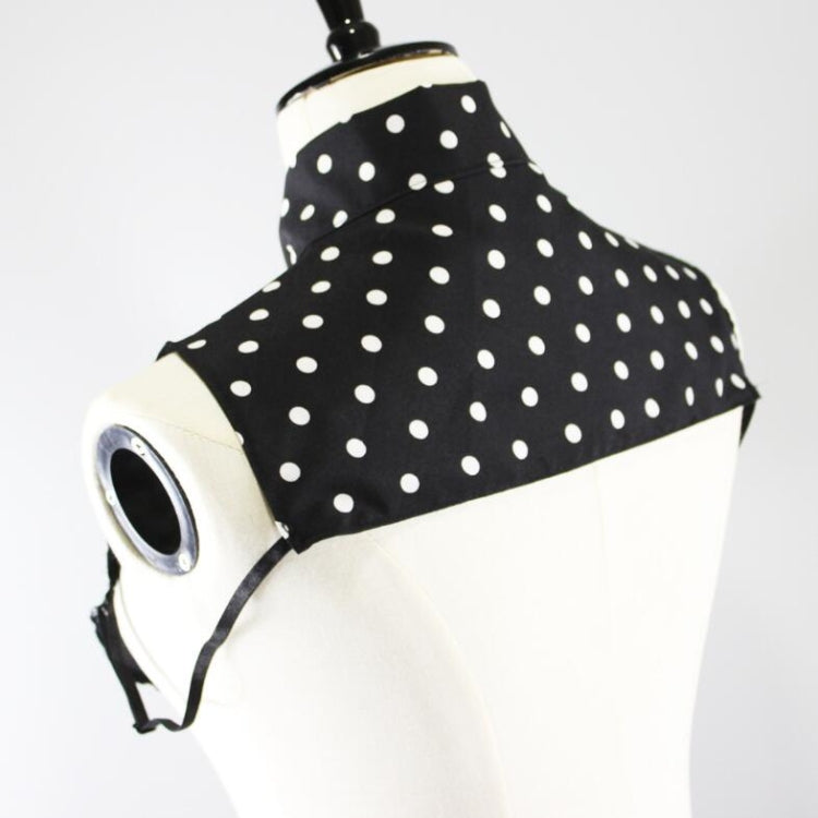 圓點蝴蝶結襯衫假領子職業裝裝飾領