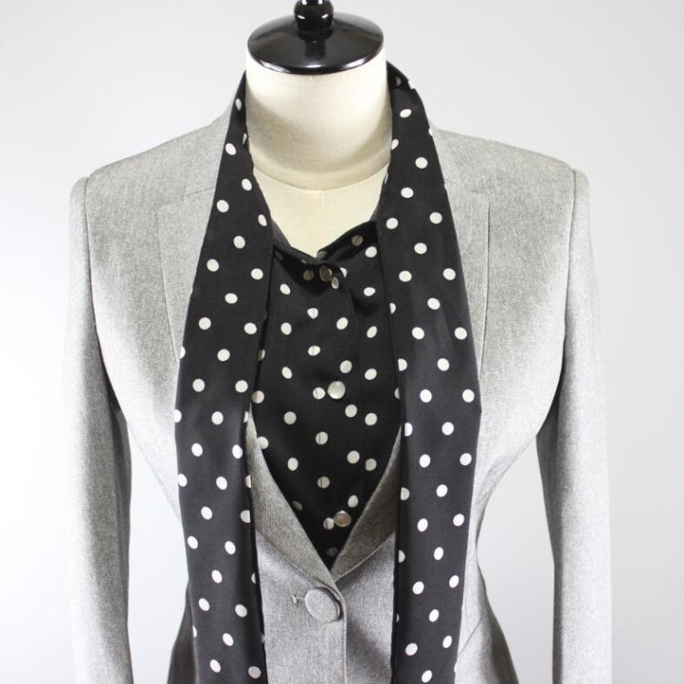 圓點蝴蝶結襯衫假領子職業裝裝飾領