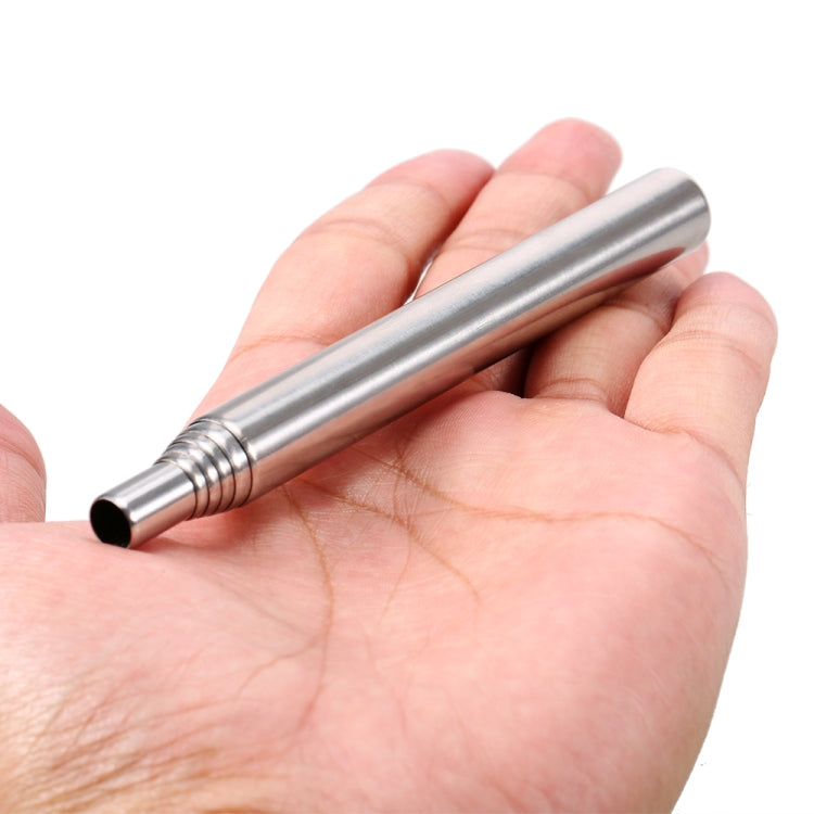 2個一賣 戶外野營生火工具不銹鋼吹火筒野炊燒烤工具可伸縮吹火棒