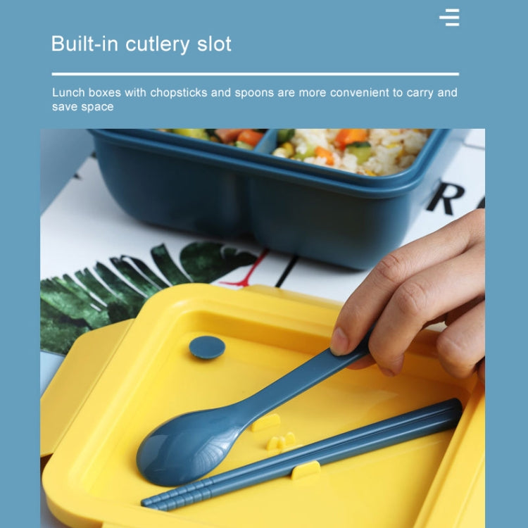 便當盒簡約密封防漏分格午餐盒