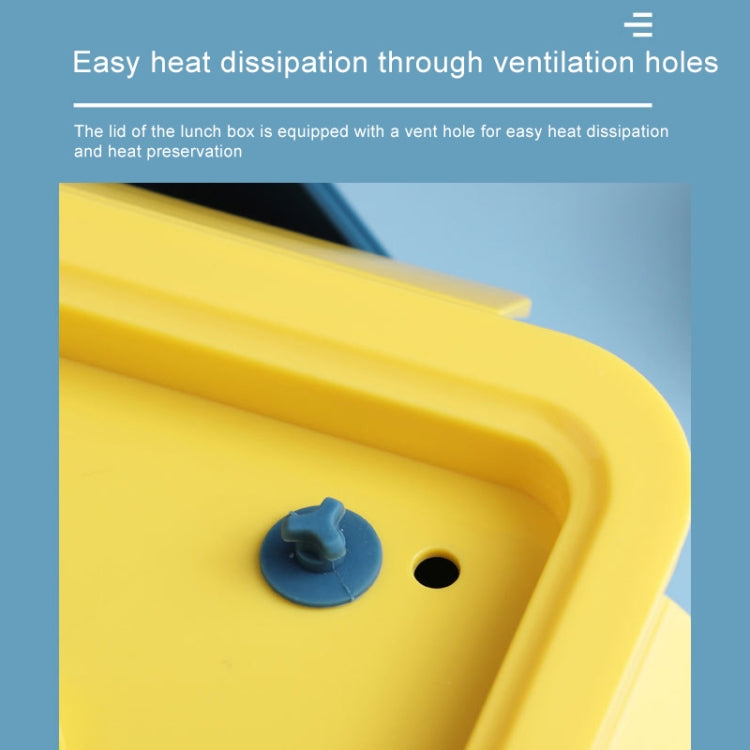 便當盒簡約密封防漏分格午餐盒