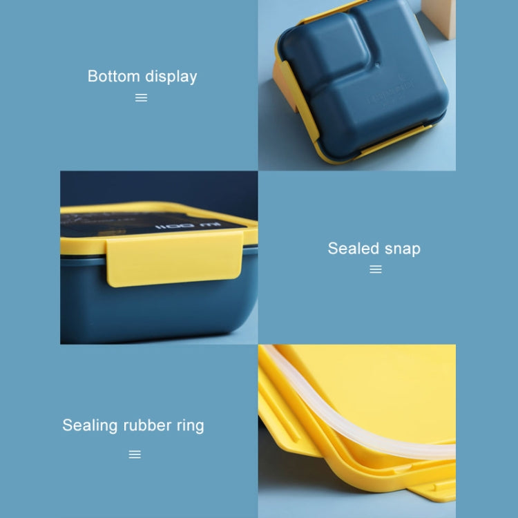 便當盒簡約密封防漏分格午餐盒