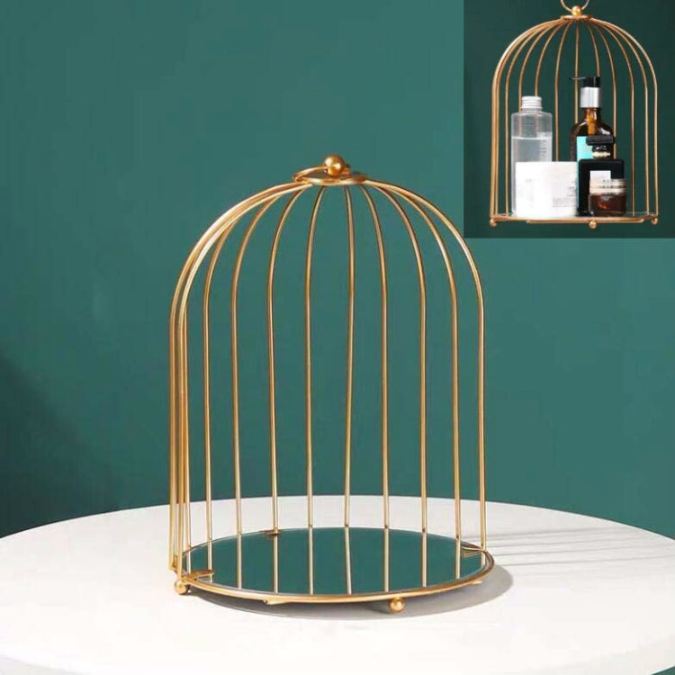 化妝品收納架鳥籠桌面置物架梳妝台護膚品整理架