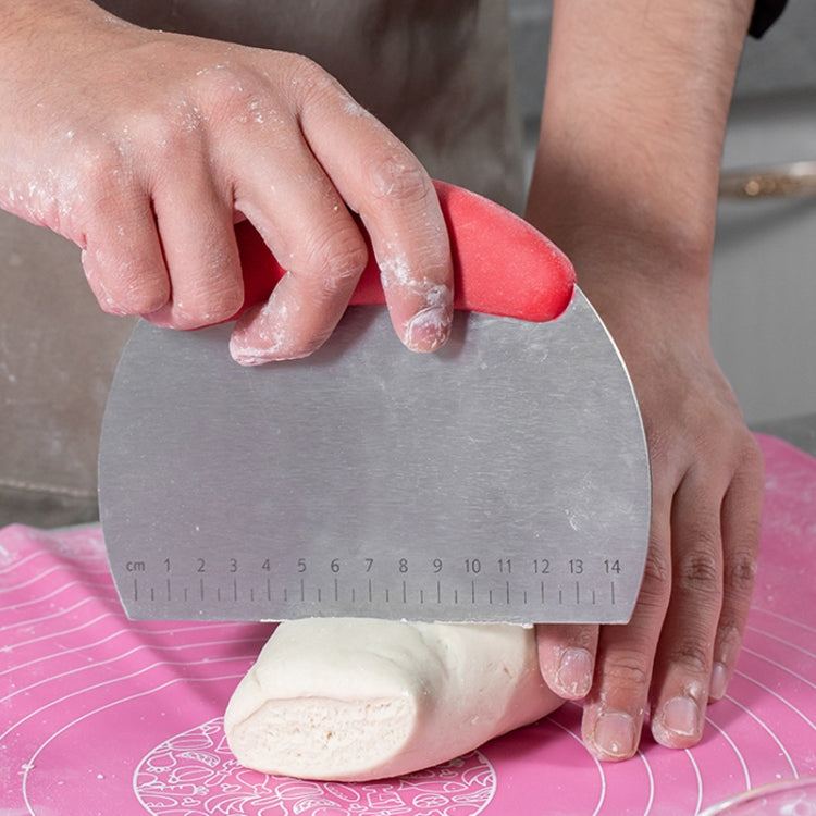 不銹鋼切面器腸粉刮板麵糰分切刀