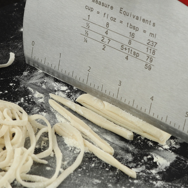 不銹鋼切面器腸粉刮板麵糰分切刀