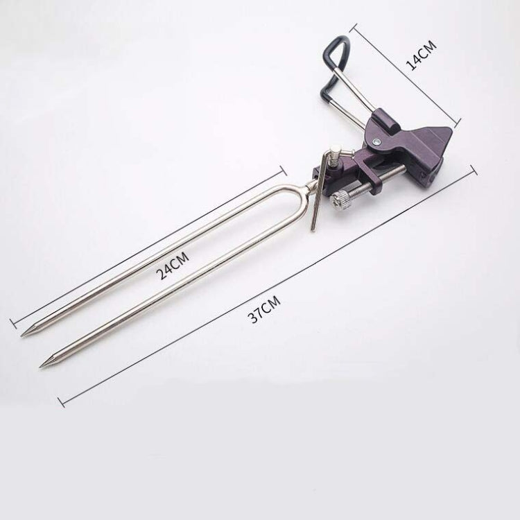 不銹鋼台釣支架拋竿海竿手桿釣魚竿支架