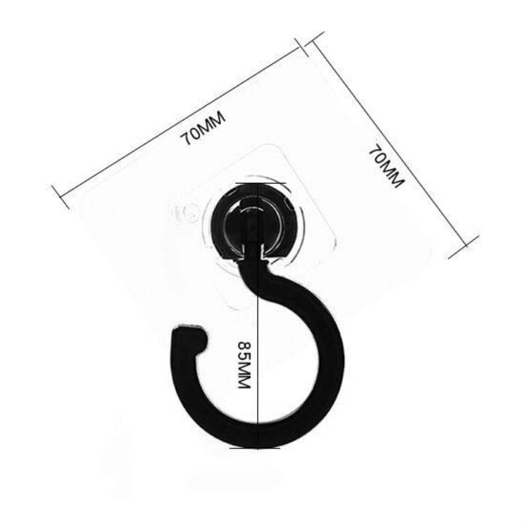 4個一賣 可旋轉掛鈎牆壁櫥櫃門后衣帽鈎吸頂粘鈎