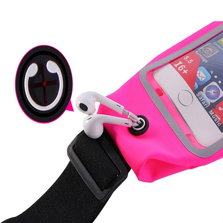 戶外運動跑步腰包可觸屏防水腰包