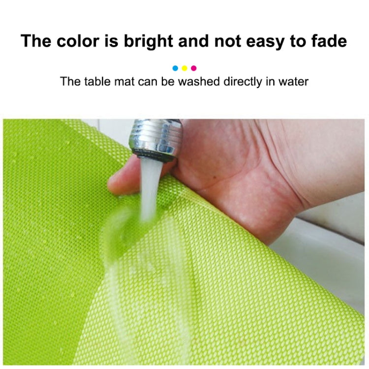 2張一賣 廚房餐桌餐墊餐巾耐熱PVC條紋墊桌墊杯墊