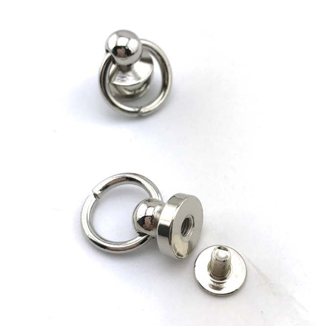 10個一賣 純銅帶環拉手箱包配件