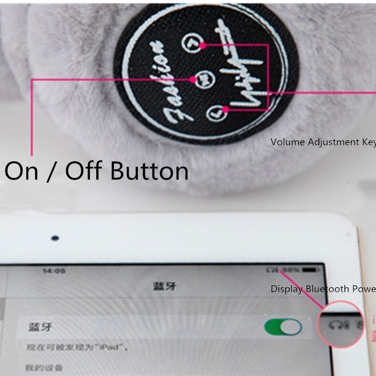 藍牙耳罩冬季毛絨防風男女耳捂