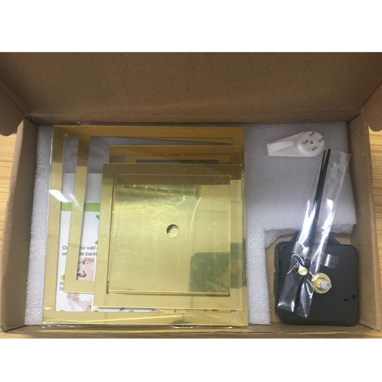 掛鐘鏡面3D立體亞克力客廳卧室裝飾鐘錶時尚DIY創意牆zhong