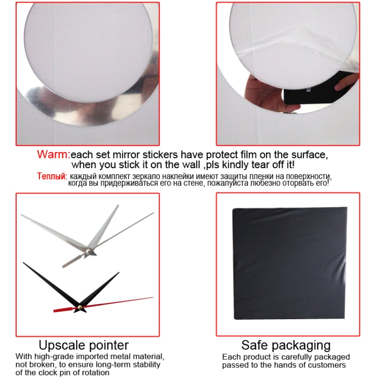 家居水晶亞克力石英鏡面鐘錶珠寶時鐘花瓣花紋鍾