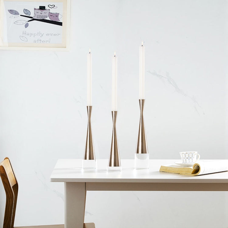 金色鐵藝燭台結婚禮物道具擺件