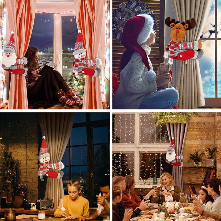 家居裝飾聖誕節卡通娃娃窗帘抱扣