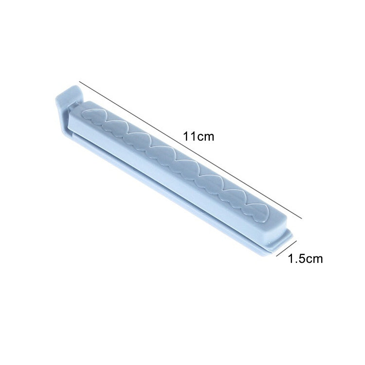 5pcs / Pack Plastic Bag Snack Bag Sealing Love Clip Kitchen Accessories Green