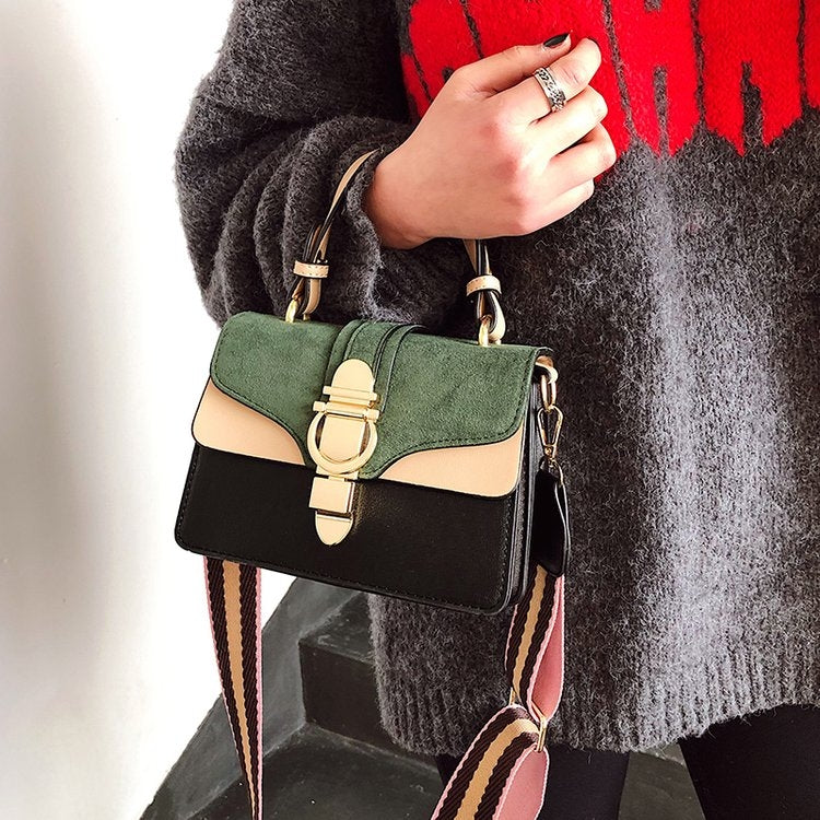 女士皮革手袋時尚單肩包奢華設計斜挎包錢包