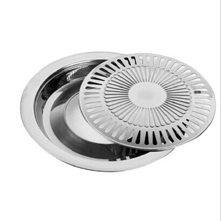 便攜式圓形多功能不銹鋼戶外燒烤盤